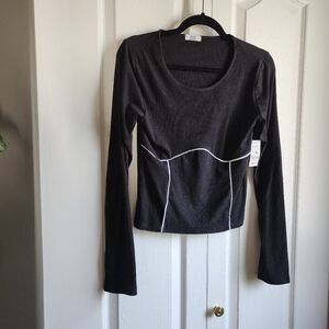 Ardene Corset Style Ribbed Top